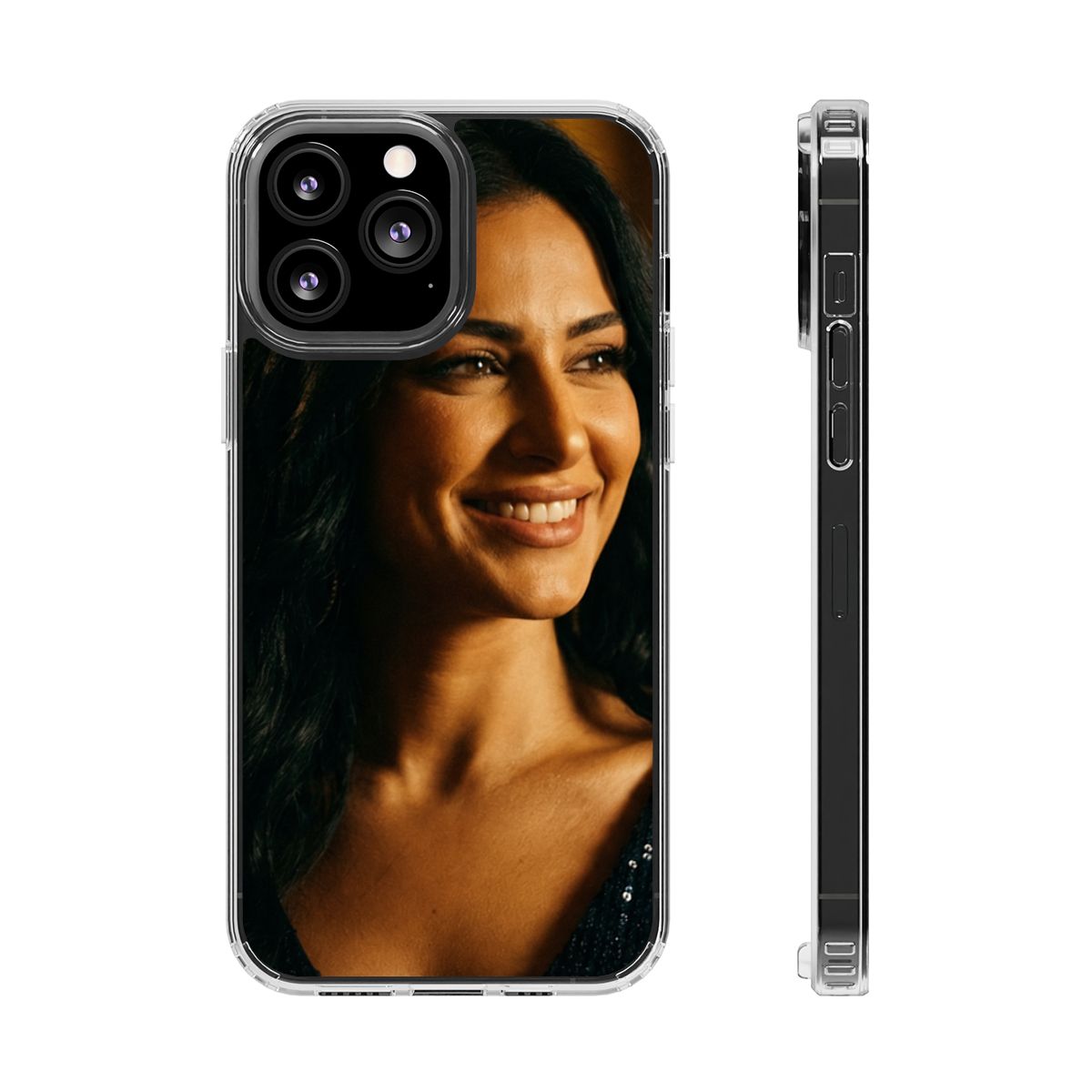 Clear Impact-Resistant Cases - Clear Phone Case - Golden...