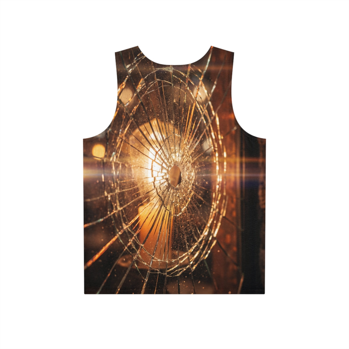 Men's Tank Top - Shattered Cinematic Edge