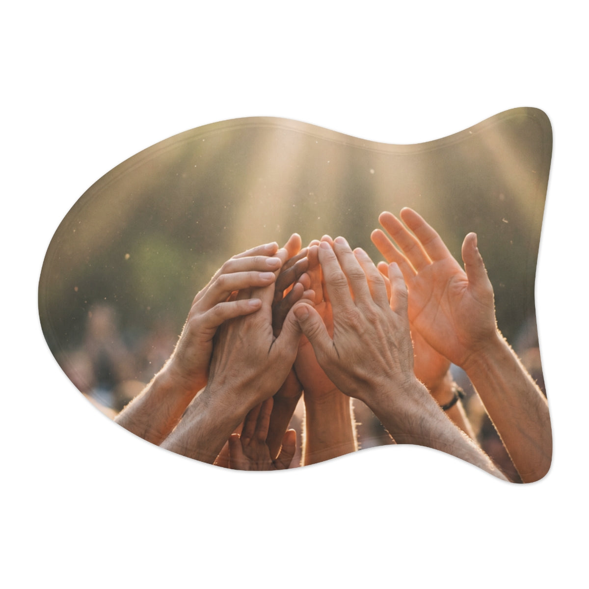 Pet Feeding Mats - Golden Rays of Unity Wall Art | Echovira...