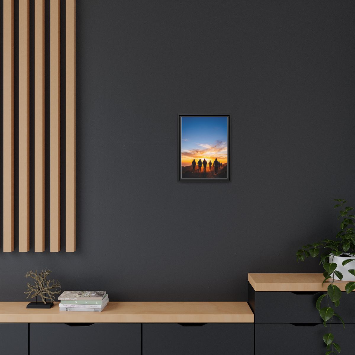 Matte Canvas, Framed - Epic Dawn Trek