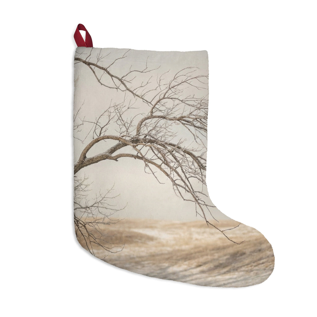 Christmas Stocking - Hushed Winter Art