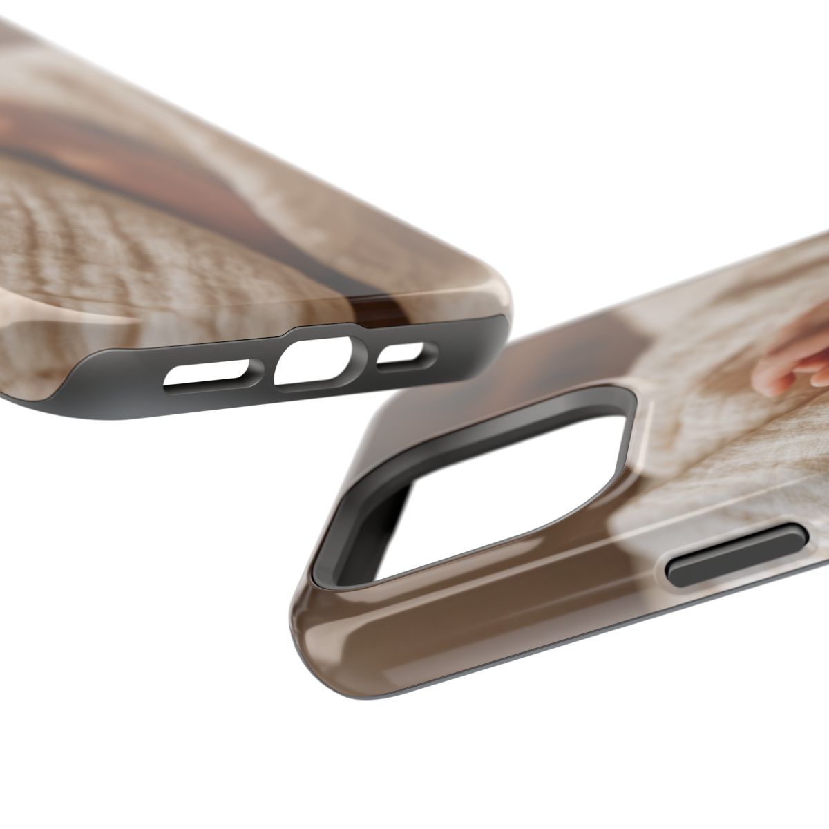 Impact-Resistant Cases - Warm Neutral Tech