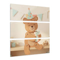 Acrylic Prints Triptych - Joyful Teddy Bear — Landscape |...