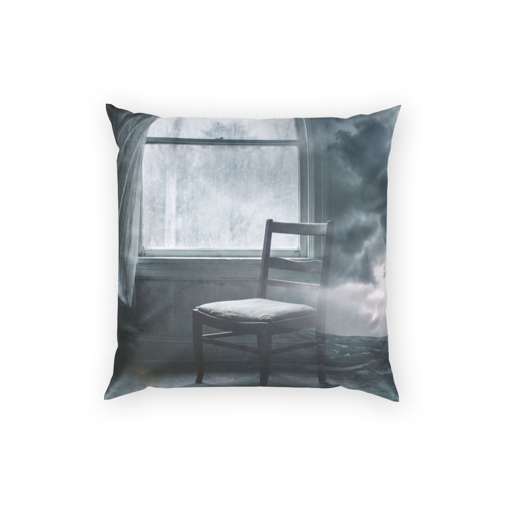 Poly Velvet Pillow - The Storm Within | Echovira Gallery