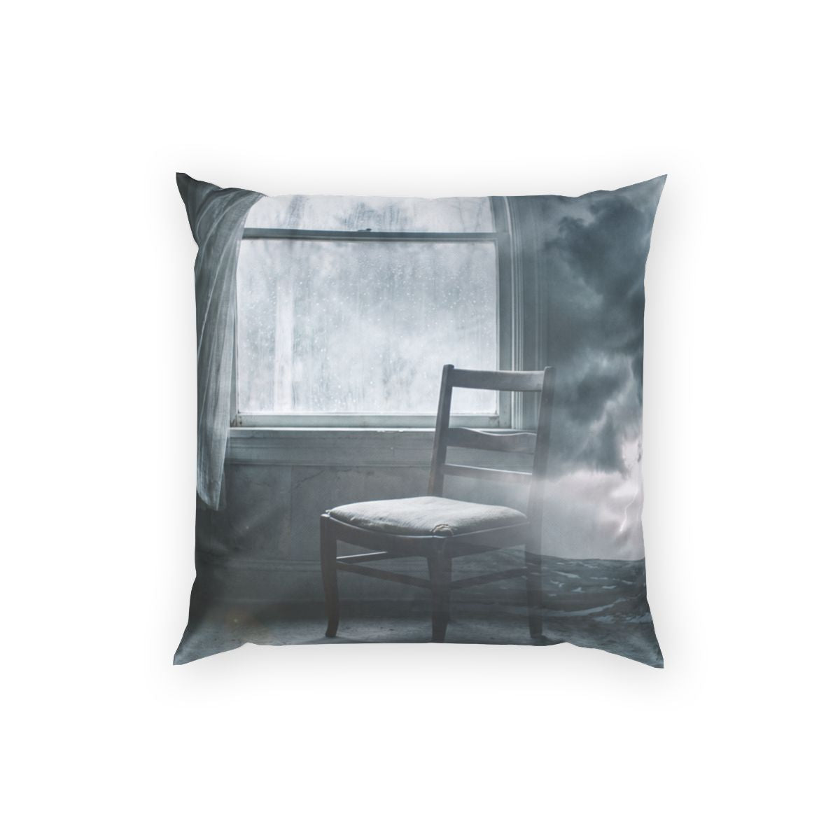 Poly Velvet Pillow - The Storm Within | Echovira Gallery