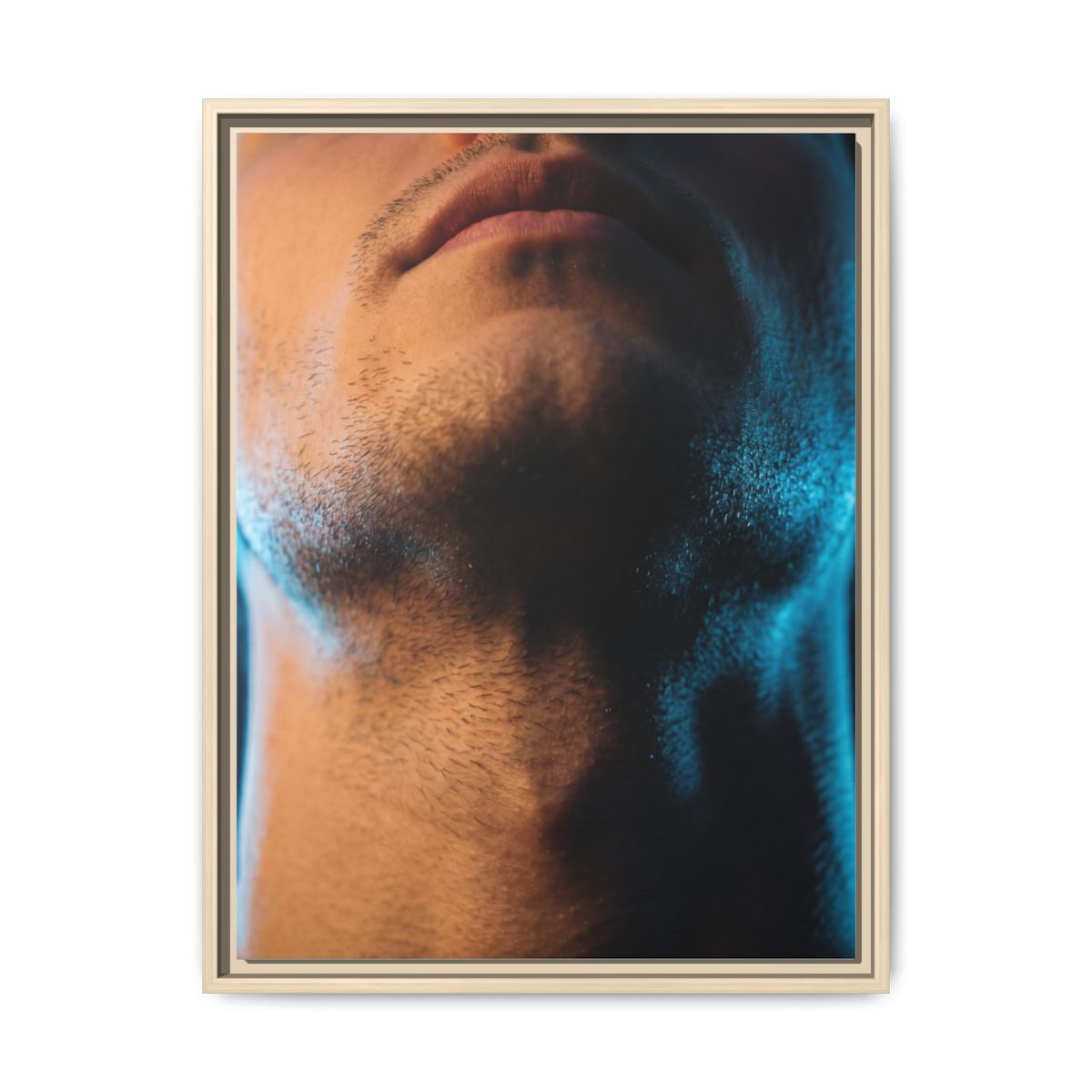 Framed Matte Canvas - Neon Noir