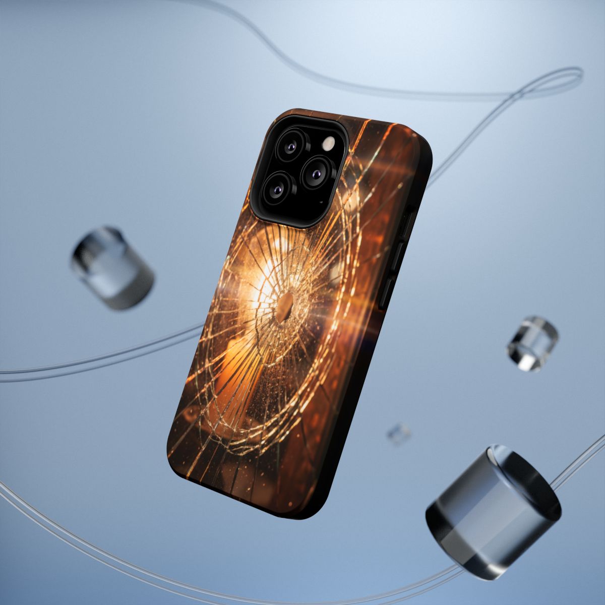 Impact-Resistant Case - Moody Fractured Glass— sizes part 1/2