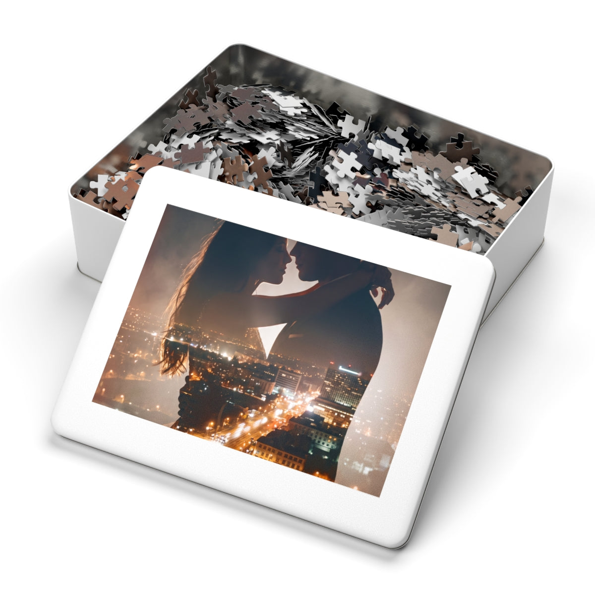 Jigsaw Puzzle with Tin - Midnight Lovers Journey (30, 110......