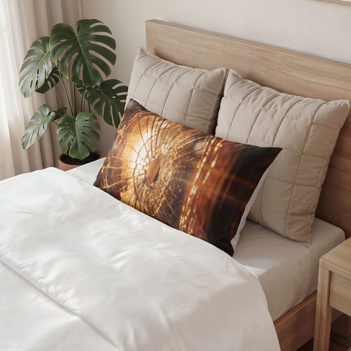 Cotton Pillow Sham - Cinematic Glow