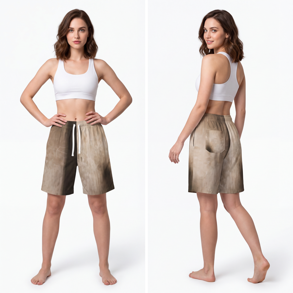 Athletic Long Shorts - Shadows of the Citadel moody... |...