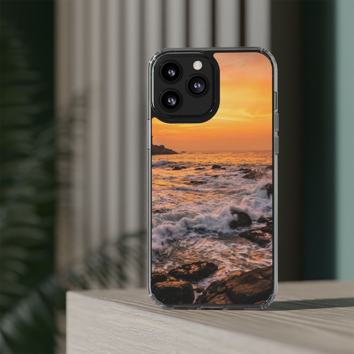 Clear Impact-Resistant Cases - Clear Phone Case - Golden...