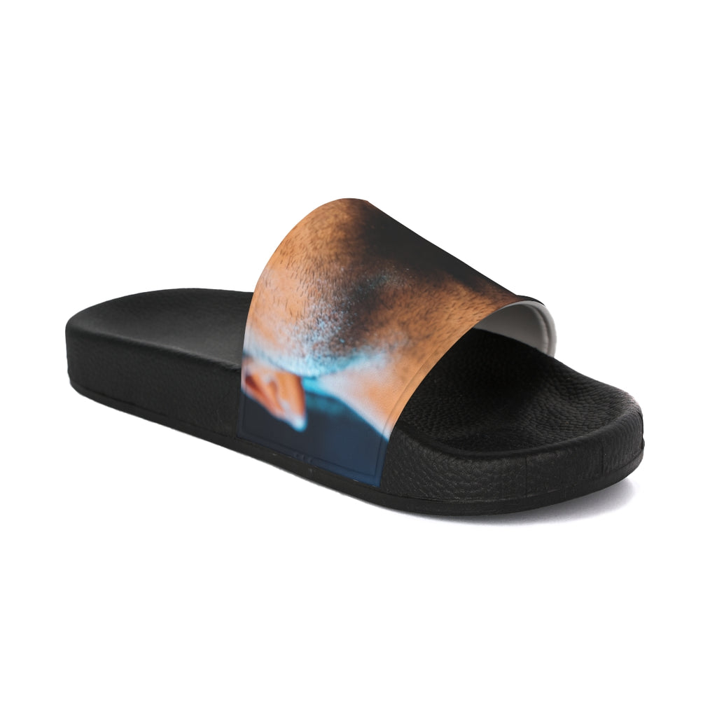 Men's Slide Sandals - Neon Horizon Portrait | Echovira...