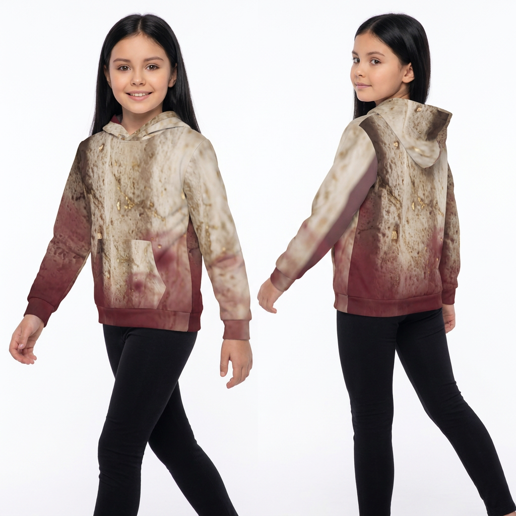 Sweat à capuche enfant pilier de pierre antique