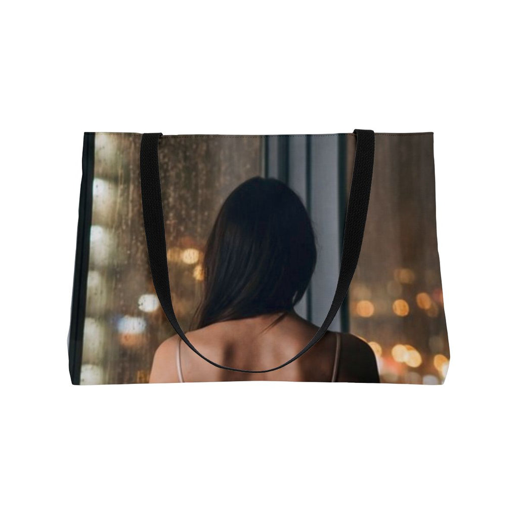 Weekender Tote Bag - Rainscape Silhouette | Echovira Gallery