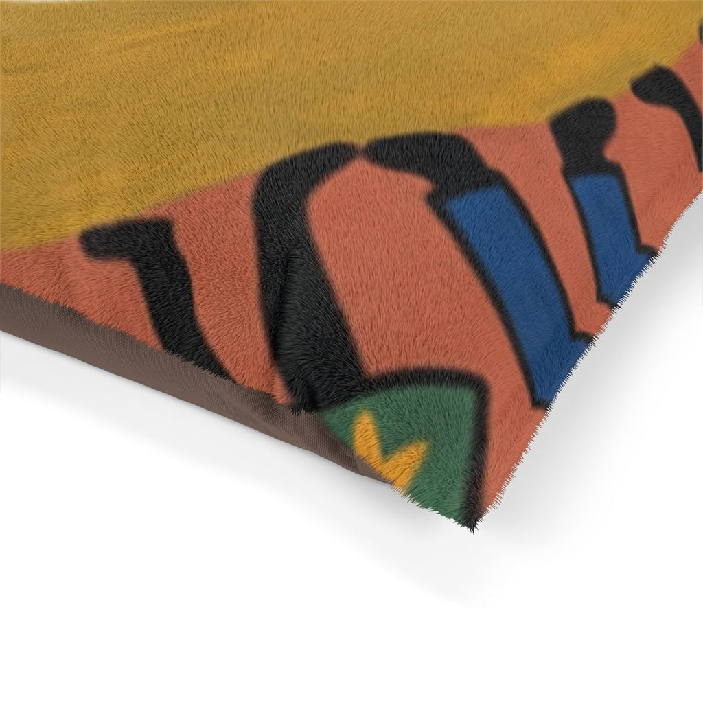 Pet Bed - Unity Mandala Folk Art | Echovira Gallery