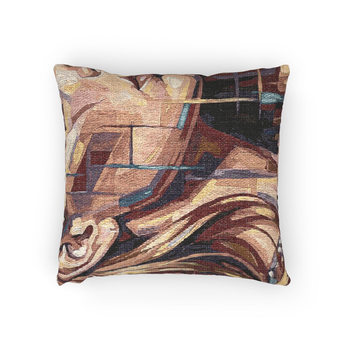 Woven Pillow - Shattered Elegance | Echovira Gallery