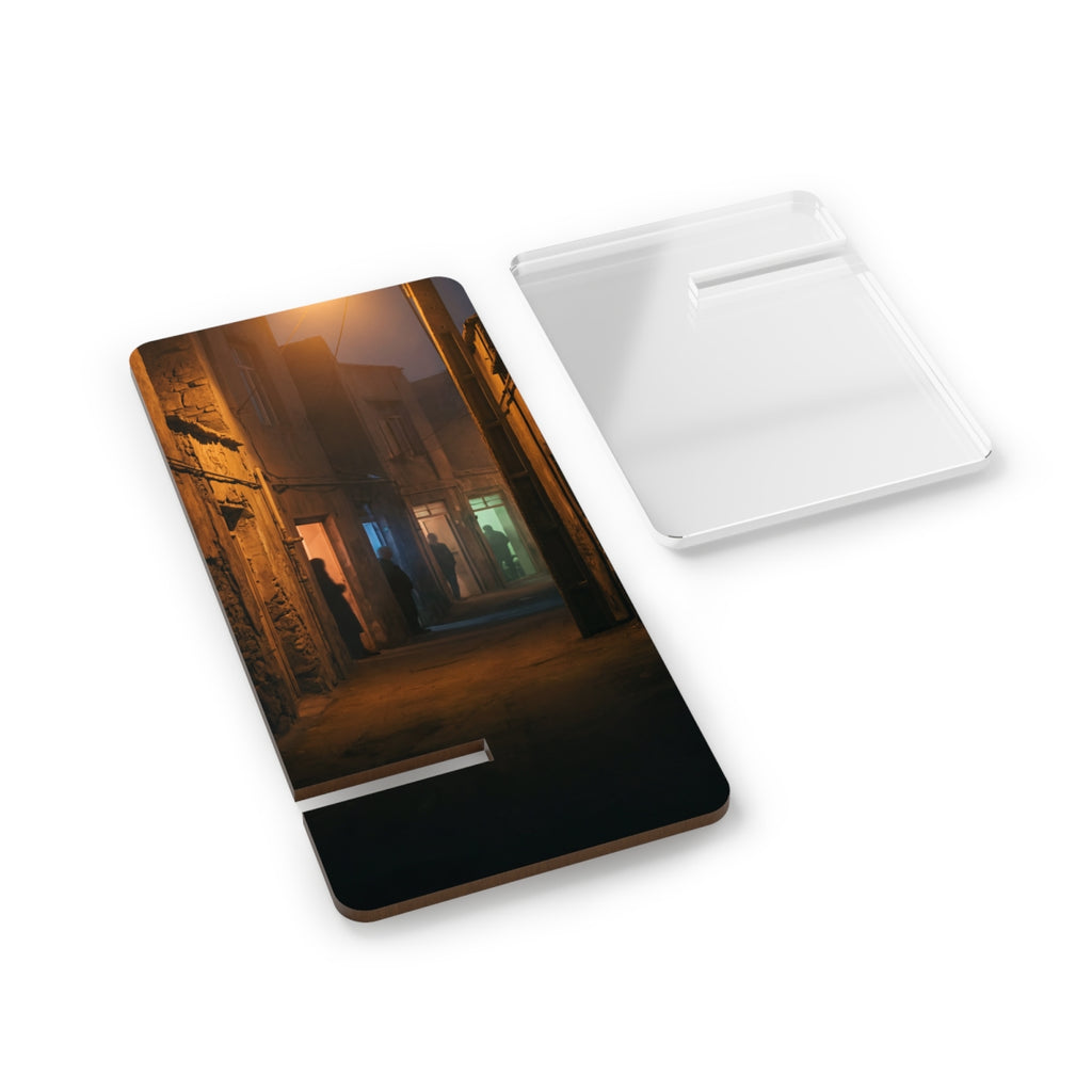 Mobile Display Stand for Smartphones - Shadowed Alleyway......