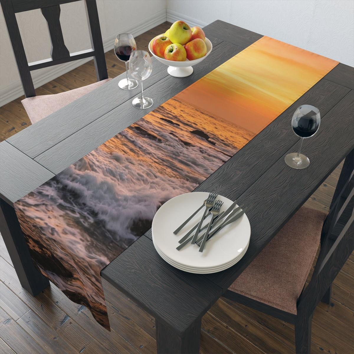 Table Runner - Coastal Golden Hour