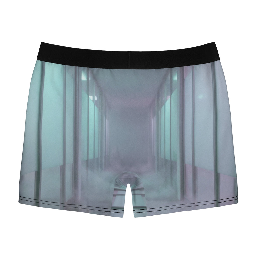 Men's Boxer Briefs - Liminal Corridor Fog Art Print |...