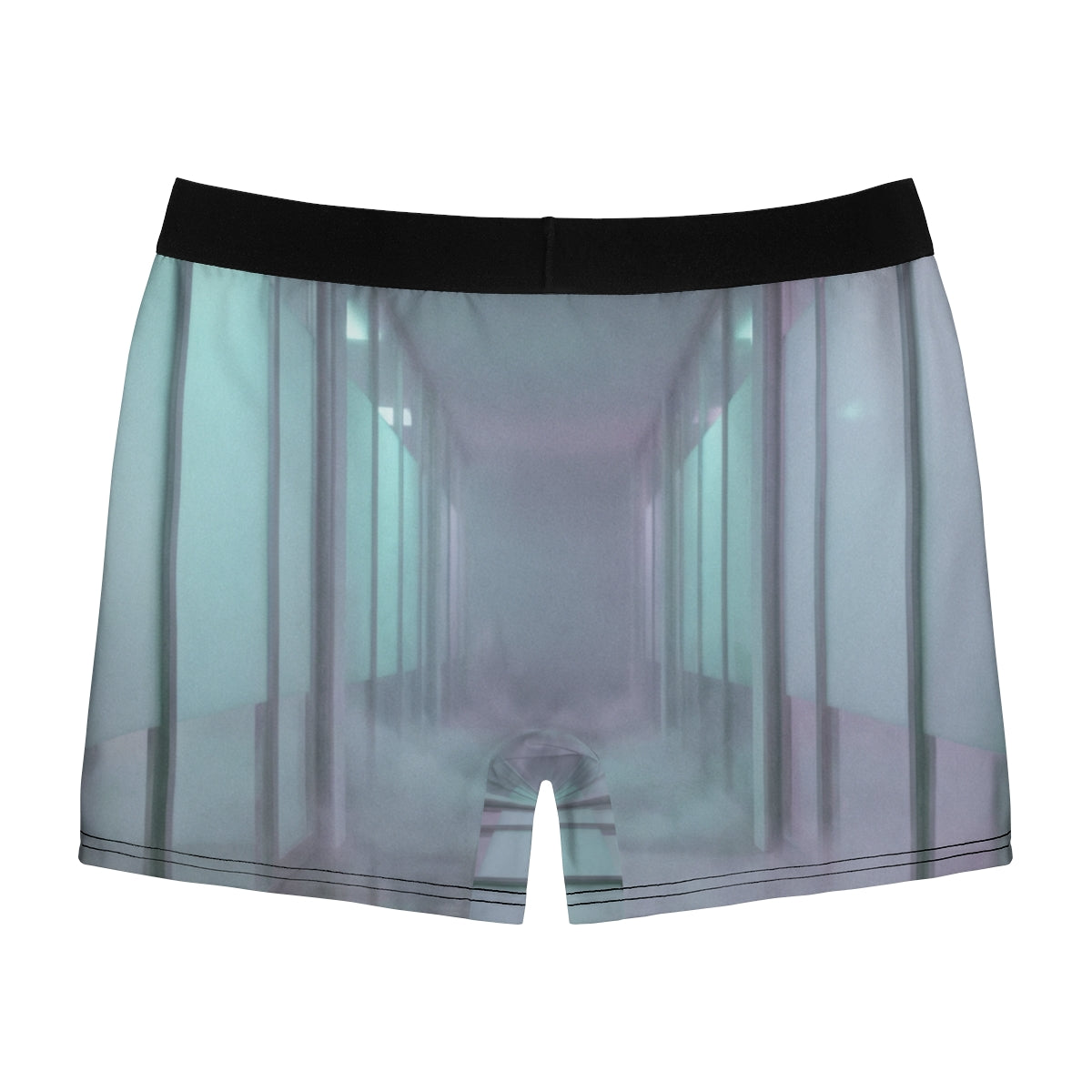 Men's Boxer Briefs - Liminal Corridor Fog Art Print |...