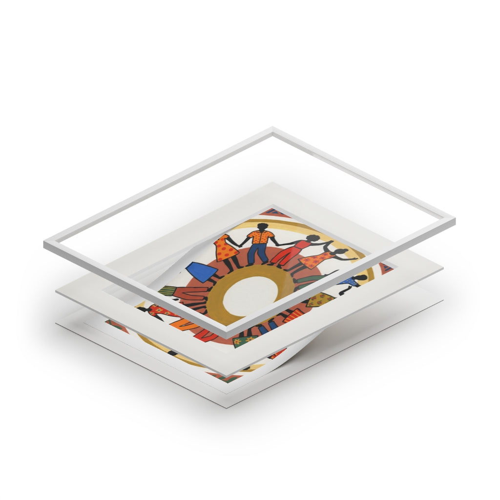 Fine Art Prints Frame - Unity Mandala Folk Art (11×14 &... |...