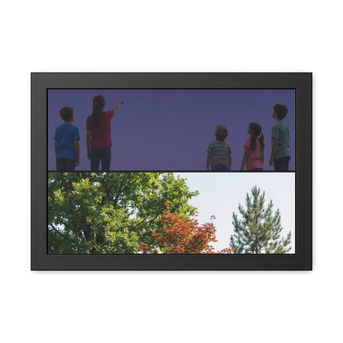 Framed Poster - Little Explorer — Landscape