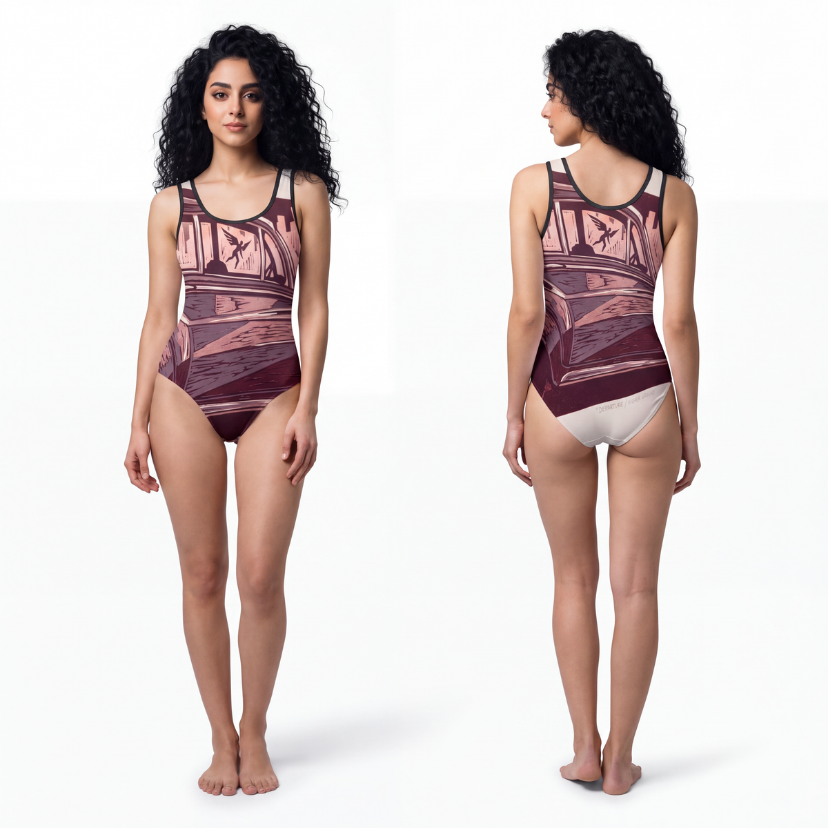 Women's Classic One-Piece Swimsuit - Departure Noir Classic...