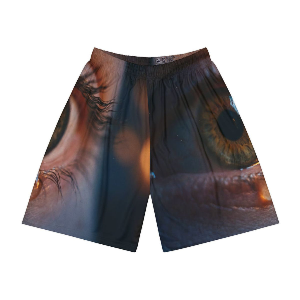 Men's Sports Shorts - Mystic Golden Gaze