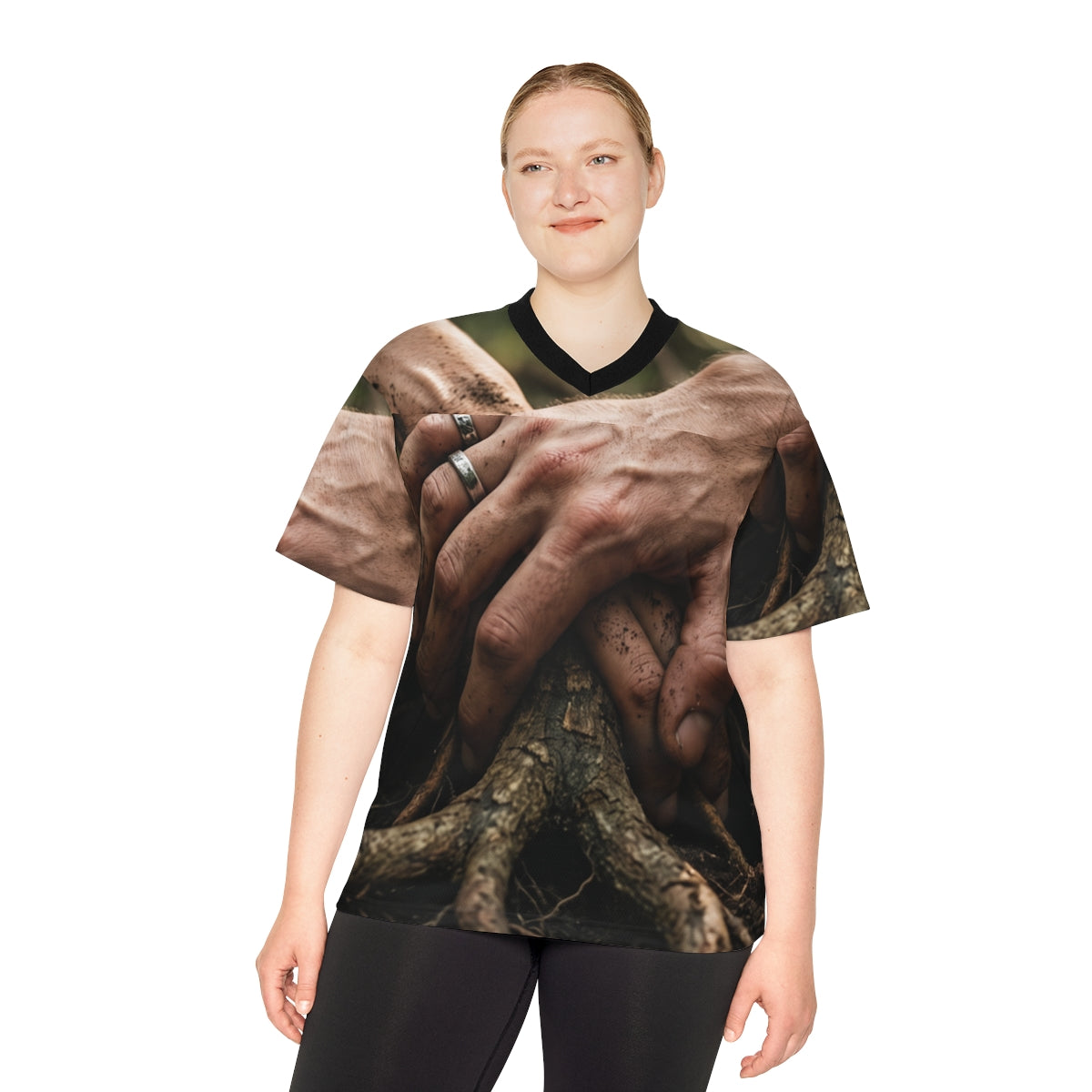 Forest Roots Football Jersey for Women