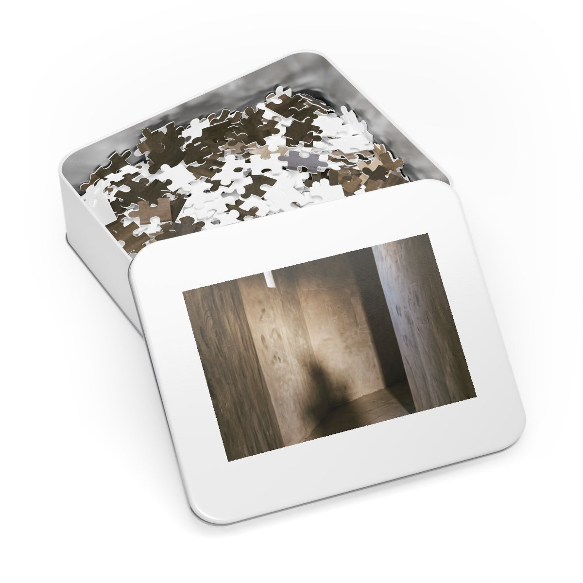 Jigsaw Puzzle with Tin - Shadows of the Citadel moody... |...