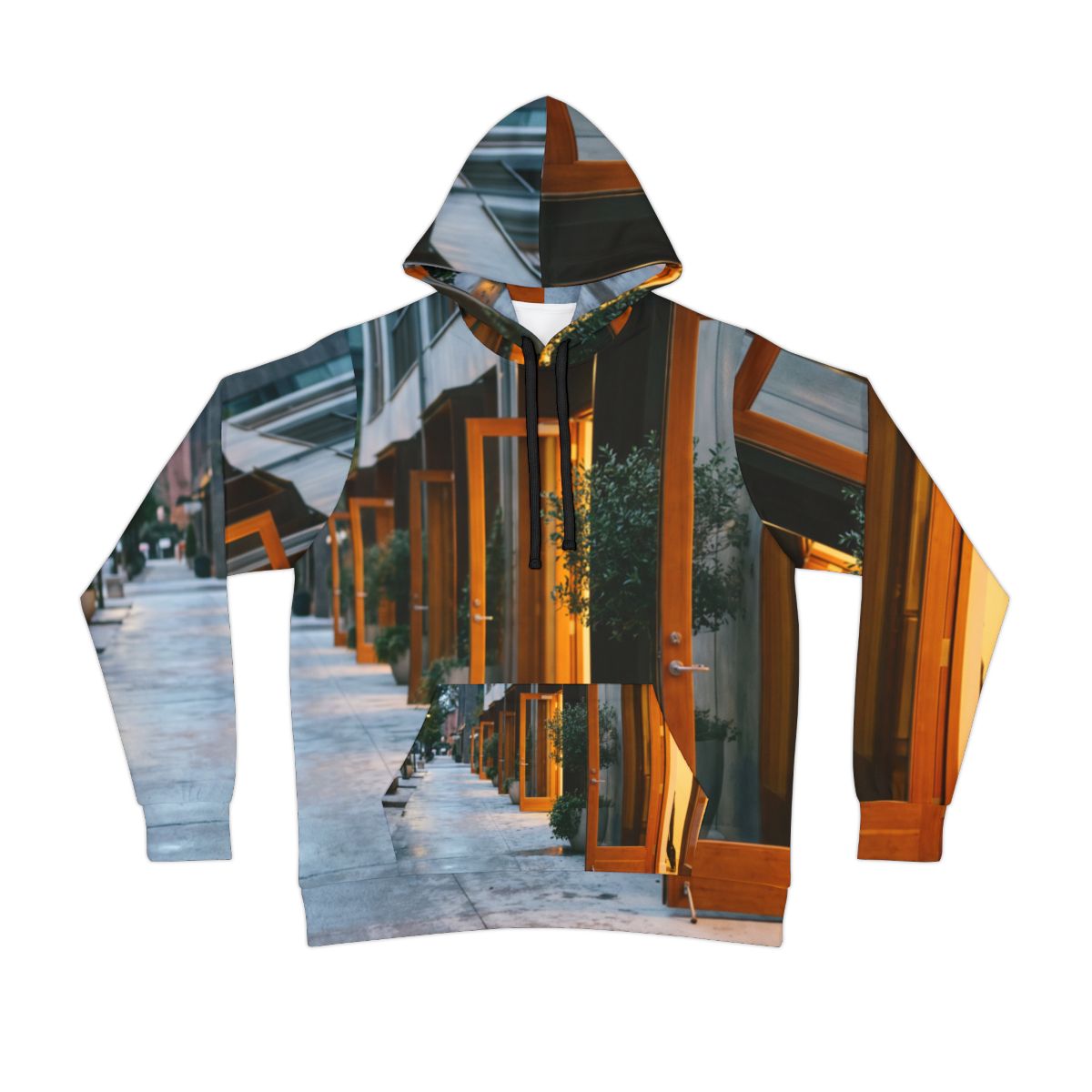 Men's Athletic Hoodie - Twilight Promenade Sport | Echovira...