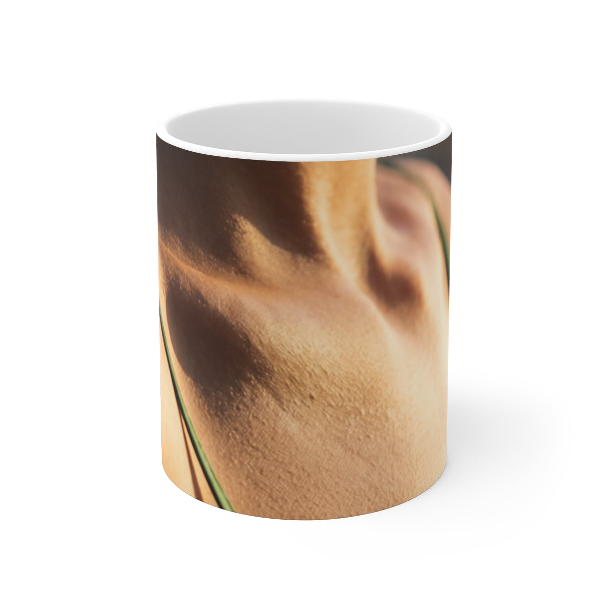 11oz White Mug - Sun-Kissed Morning Glow