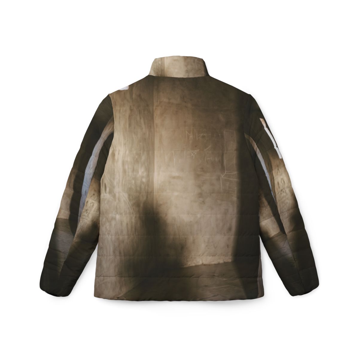Women's Puffer Jacket - Shadows of the Citadel moody... |...