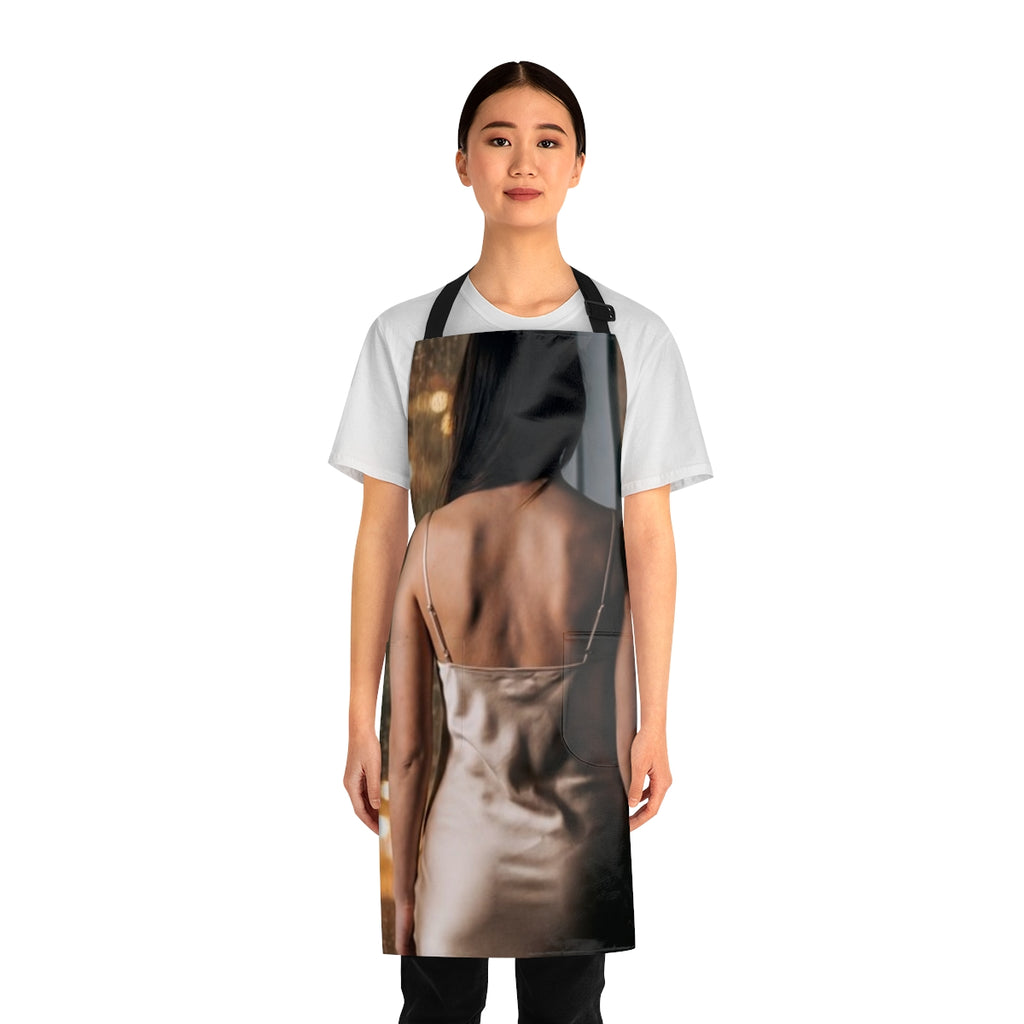 Apron - Evening City Glow Kitchen | Echovira Gallery