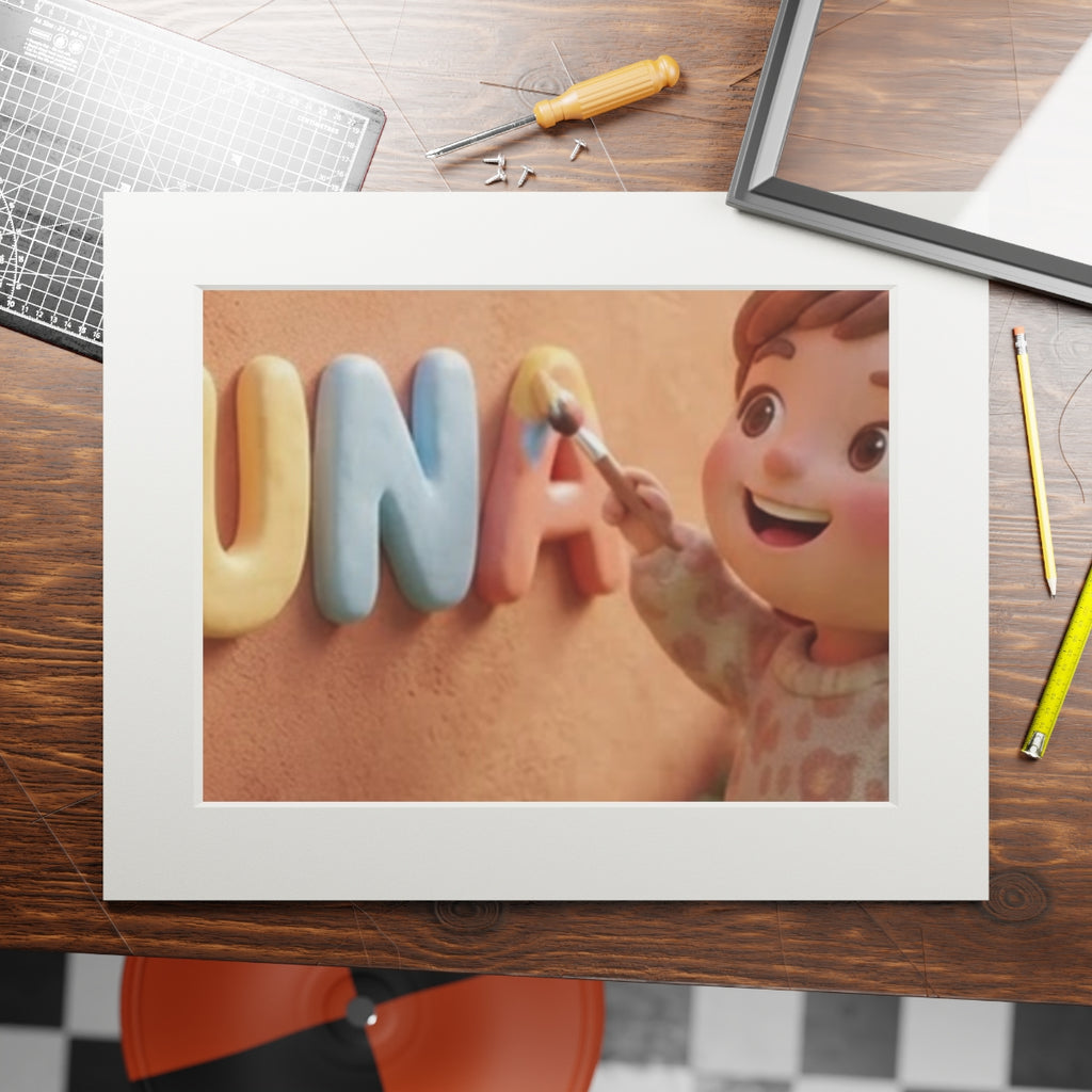 Fine Art Print - Luna Sunshine Passepartout — Landscape... |...