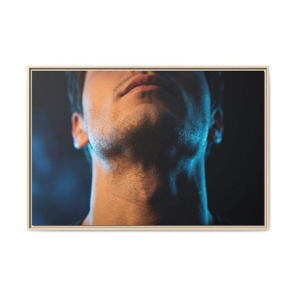 Framed Matte Canvas - Neon Noir