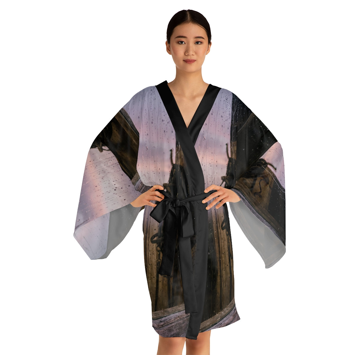 Equestrian Barn Long Kimono Robe