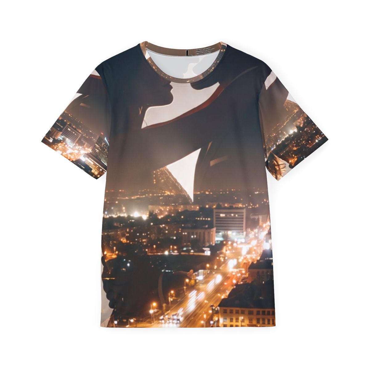 Men's Sports Jersey - Midnight City Skyline | Echovira...