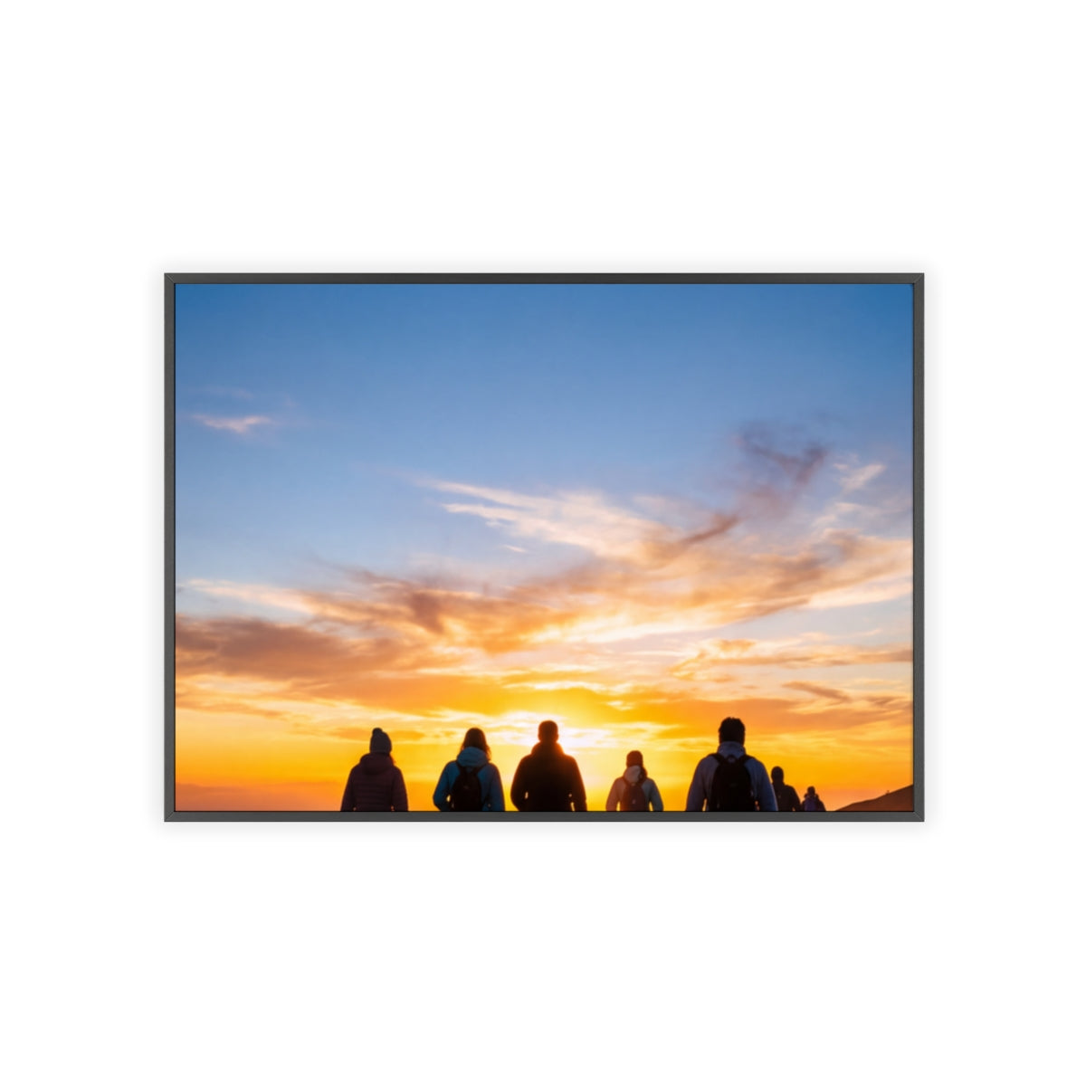 Posters with Wooden Frame - Sunrise Journey