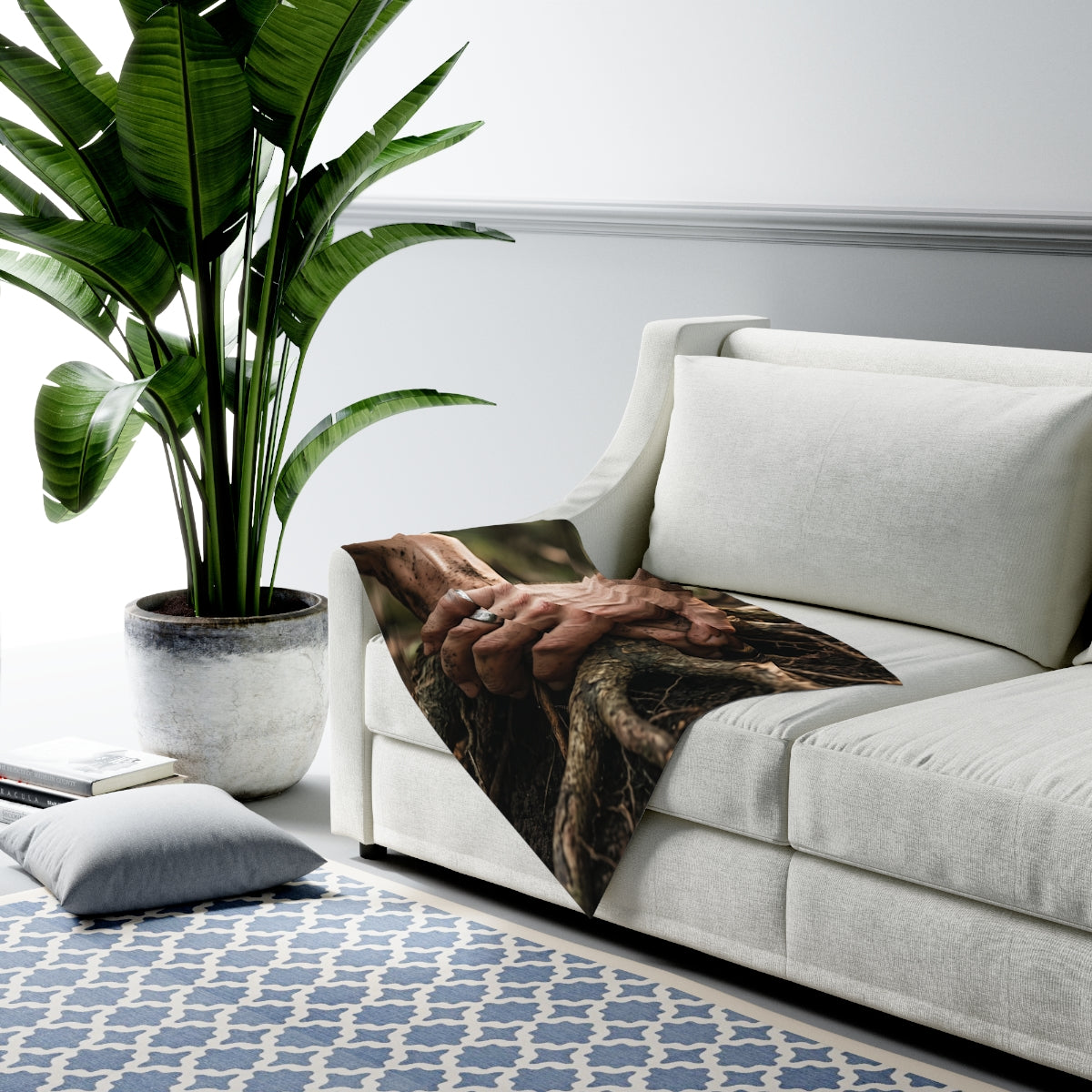 Forest Roots Art Baby Swaddle Blanket