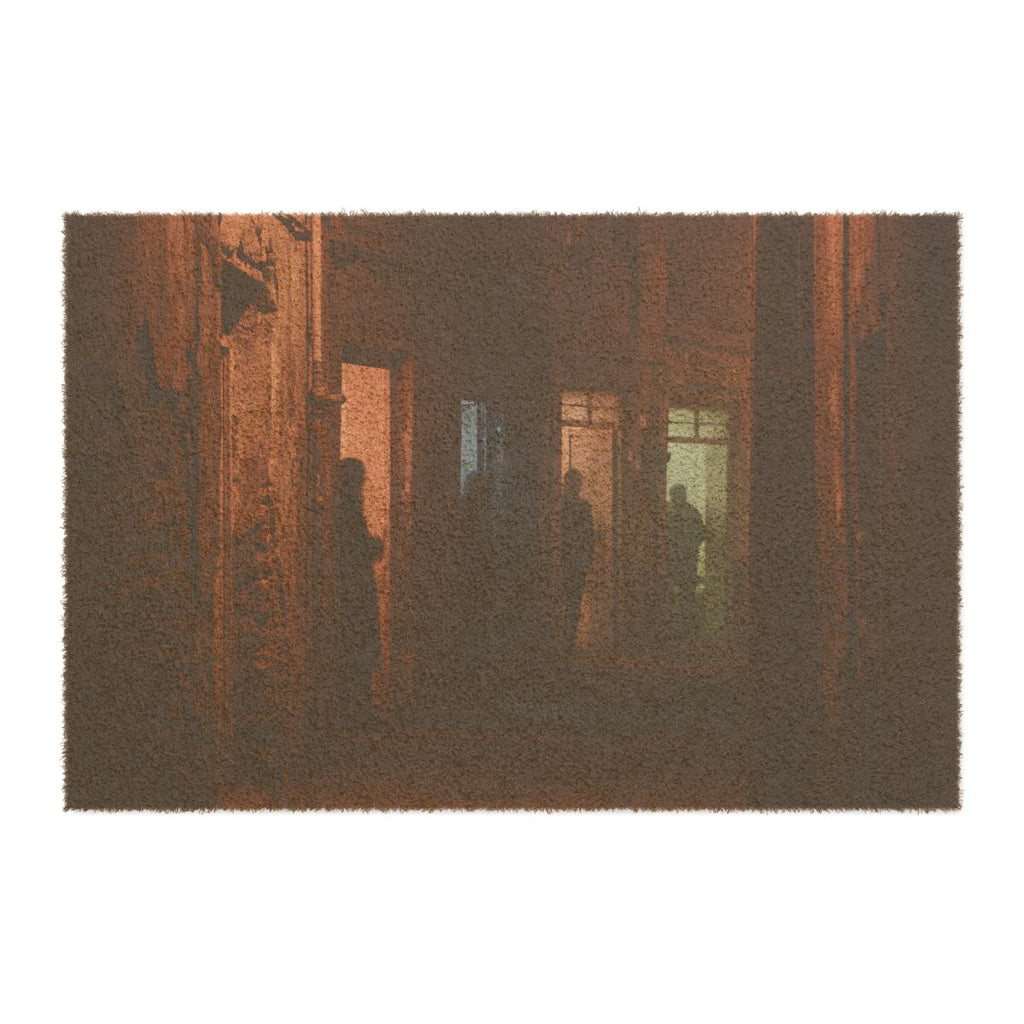 Doormat - Shadowed Alleyway Mystery Art Print | Echovira...