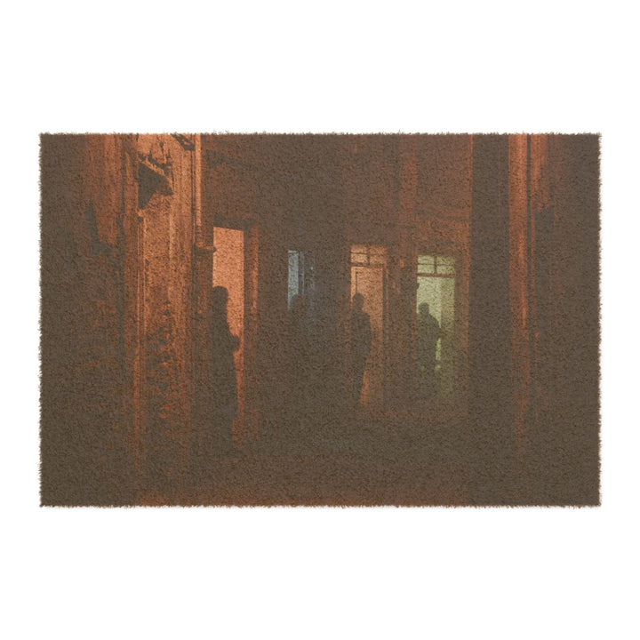 Doormat - Shadowed Alleyway Mystery Art Print