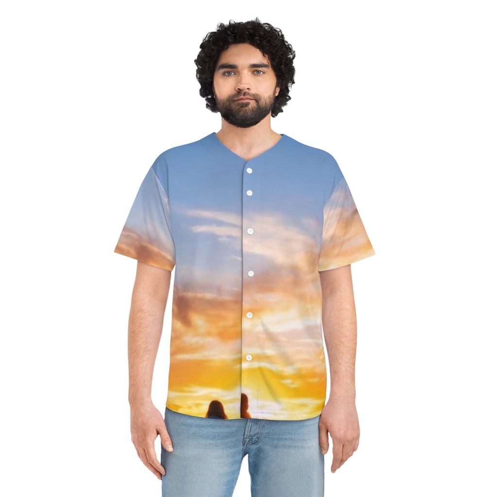 Men's Baseball Jersey - Sunset Ridge | Echovira Gallery