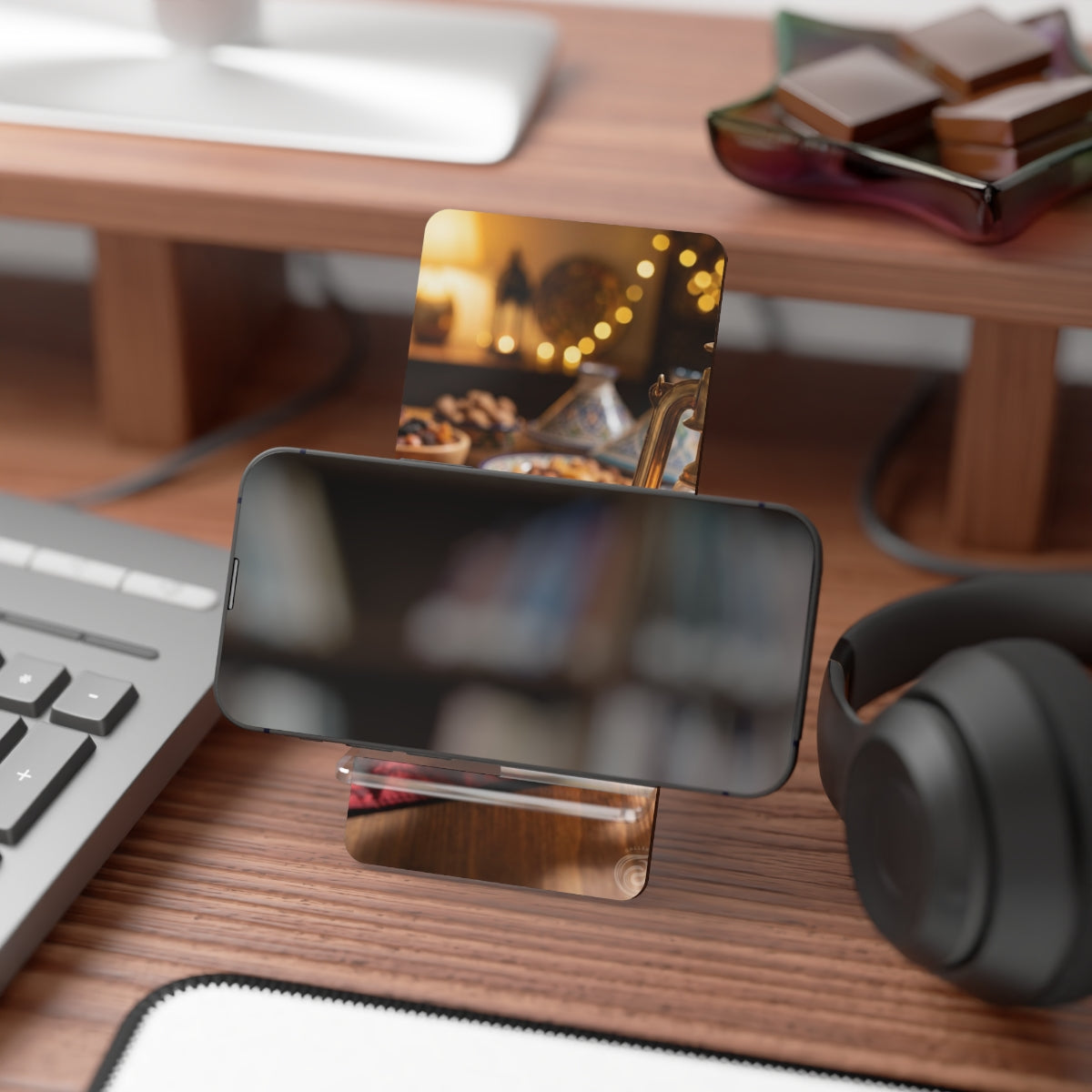 Mobile Display Stand for Smartphones - Golden Harvest Glow |...