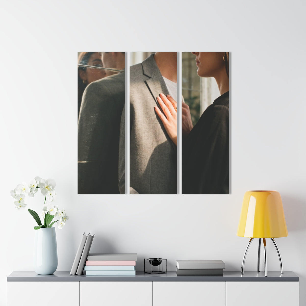 Acrylic Prints - Silent Promises - Elegant Cinematic Romance...