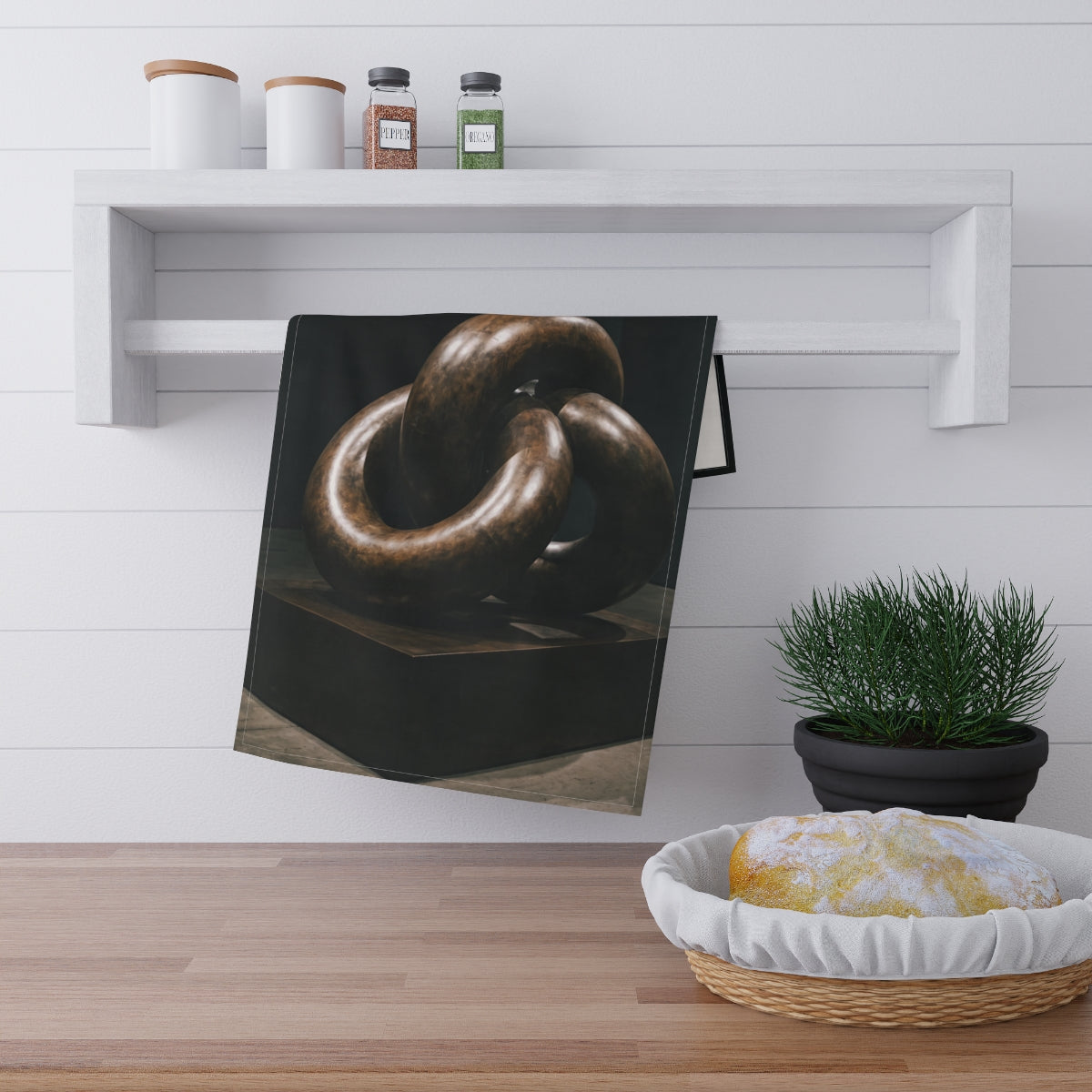 Tea Towels - Bronze Infinity Pair | Echovira Gallery