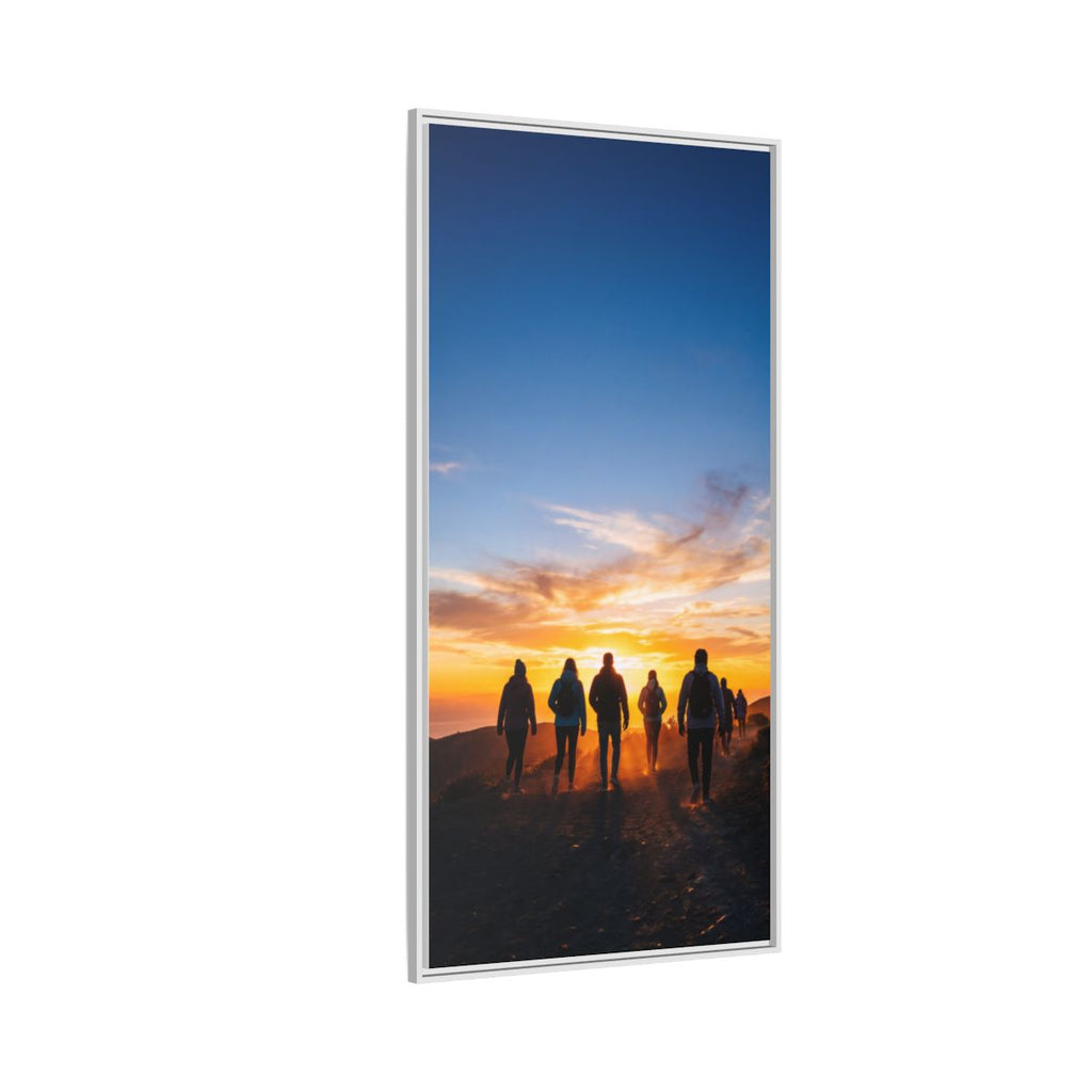 Matte Canvas, Framed - Epic Dawn Trek