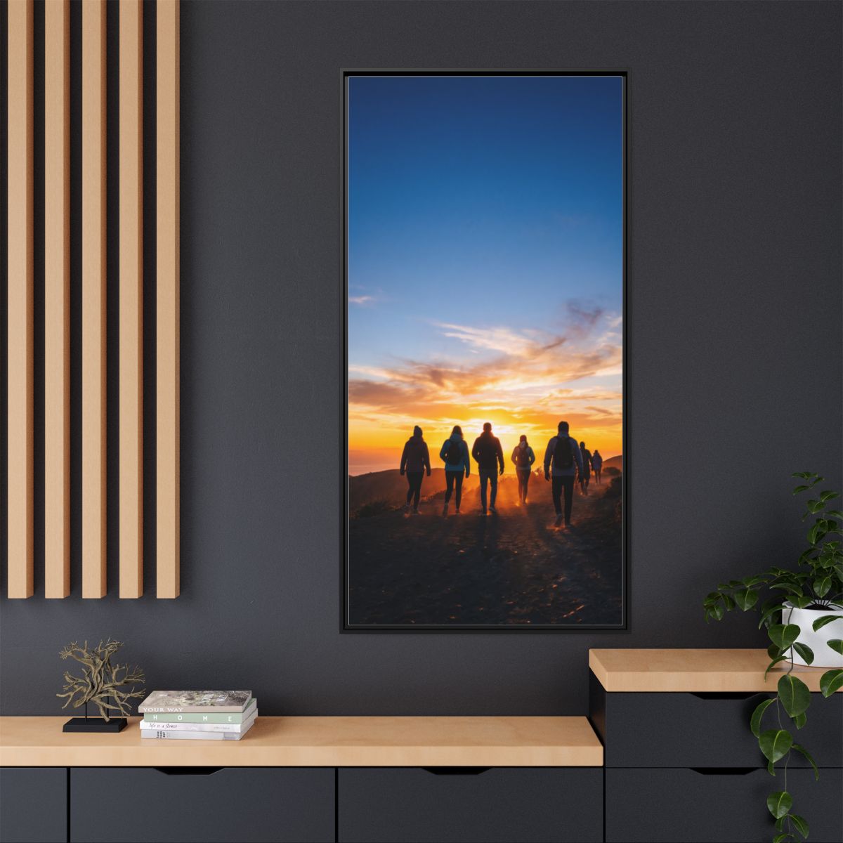 Matte Canvas, Framed - Epic Dawn Trek