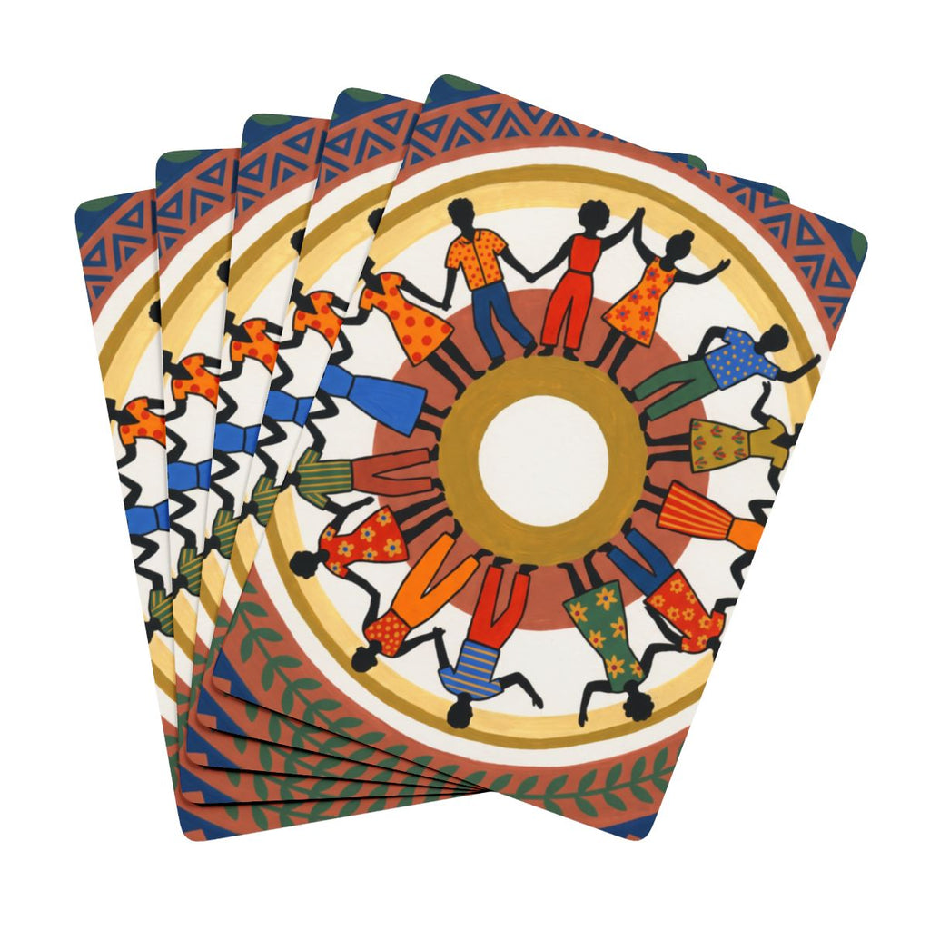 Poker Playing Cards - Unity Mandala Folk Art | Echovira...