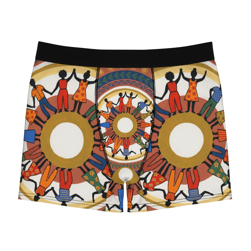 Men's Boxer Briefs - Unity Mandala Folk Art | Echovira...